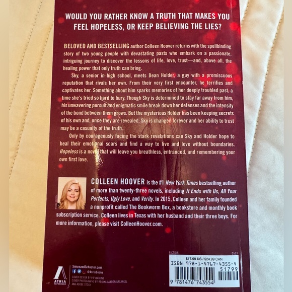 Hopeless by Colleen Hoover - Picture 2 of 2